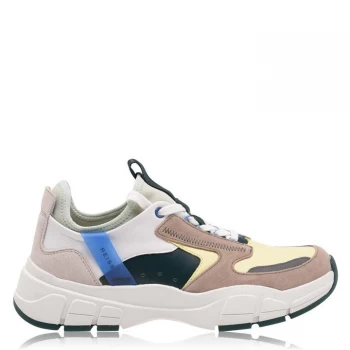 Image of Reiss Reiss Liam Monster Trainers - Grey/Yellow