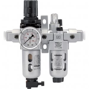 Image of Draper ALFRL1 1/4" BSP Air Line Filter, Regulator and Lubricator