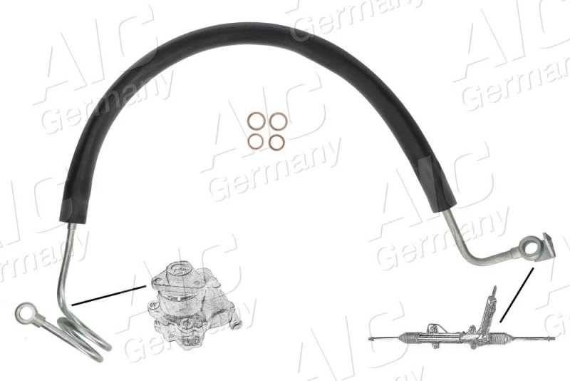 Image of Power steering hose AIC 54997
