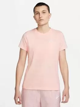 Image of Nike NSW Club T-Shirt - Pink Size XS Women