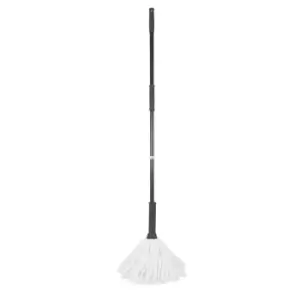 Image of JVL Super-Absorbent Easy Twist Microfibre Floor Mop Grey/Turquoise
