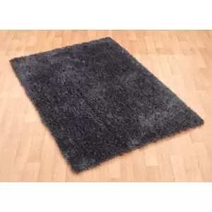 Image of Diva Diva Charcoal 200cm x 300cm Rectangle - Grey and Black