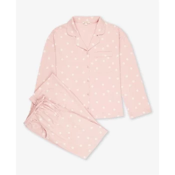 image of Barbour Dotty Pyjama Set - Pink