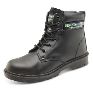 Image of Click Traders S3 6" Boot PU Leather Size 10 Black Ref CTF20BL10 Up to