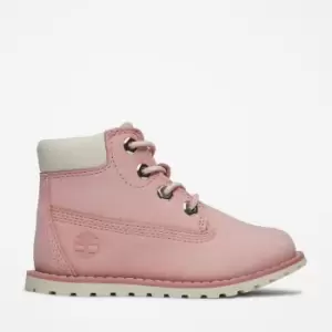 image of Timberland Pokey Pine 6" Boot For Toddler In Light Pink Pink Kids, Size 9.5