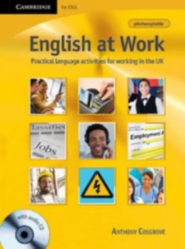 Image of English at Work by Anthony Cosgrove Book