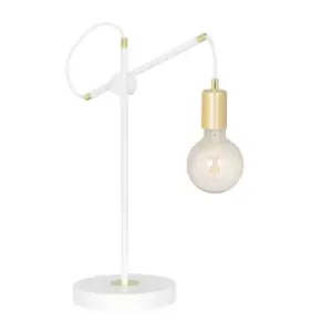 image of Artemis White Table Lamp 1x E27