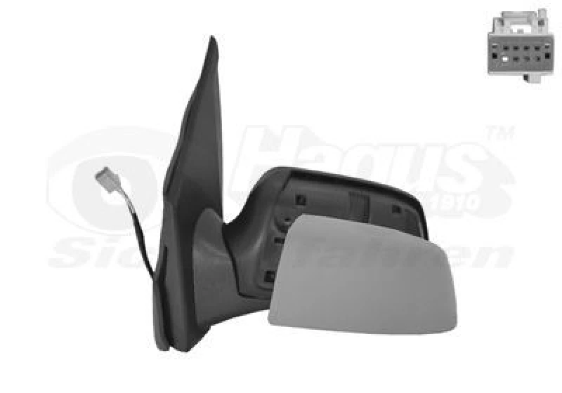 Image of VAN WEZEL Wing mirror VAN WEZEL 1811828