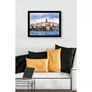 Image of SC0828 Multicolor Decorative Framed MDF Painting