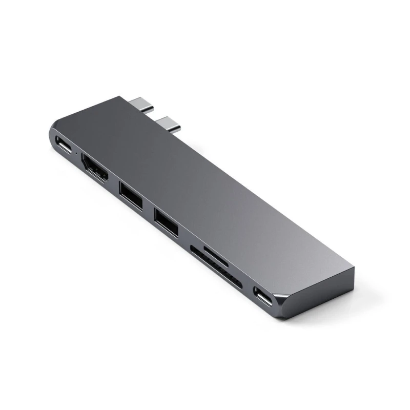 Image of Satechi Satechi ST-HUCPHSM laptop dock/port replicator Docking USB 3.2 Gen 2 (3.1 Gen 2) Type-C Grey ST-HUCPHSM