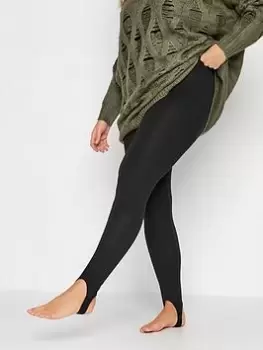 Image of Yours V/e Stirrup Legging Black, Size 24, Women