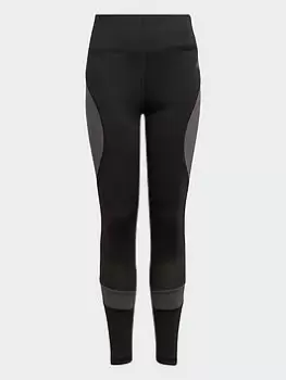 Image of adidas Aeroready Hiit 7/8 Tights, Black, Size 7-8 Years, Women