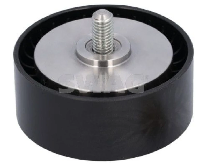Image of Deflection / guide pulley, V-ribbed belt SWAG 33 10 8547