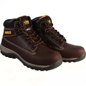 Image of DEWALT Mens Hammer Nubuck Safety Boots Brown Size 8