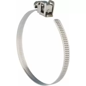 Image of Jubilee 7mm Fliplock Strap SS 45-75mm x 10 - Silver
