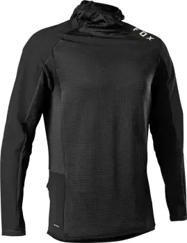 Image of FOX Defend Thermo Motocross Hoodie, black, Size XL, black, Size XL