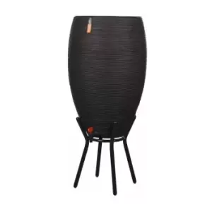 Image of Rain Barrel Rib 130L Black - Water Butt