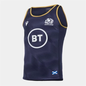 Image of Macron Scotland Gym Singlet Mens - Blue