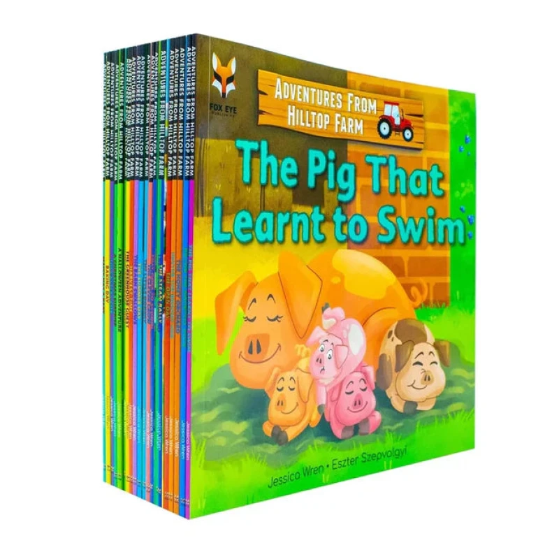 Image of Adventures From Hilltop Farm 20 Books Collection Set(A Christmas Surprise, A Halloween Adventure) Jessica Wren Books