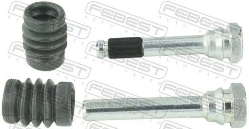 Image of FEBEST 1874-ASJF-KIT Brake Caliper Bolt Front Axle Guide Bolt,brake caliper (2169)