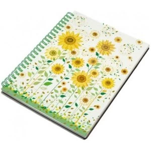 image of A5 Turnowsky Sunflowers Harback Notebook