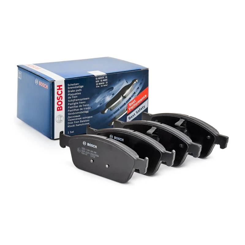 Image of Bosch 0 986 495 388 Brake pad set with piston clip Low-Metallic Brake Pad Set,disc brake (402)