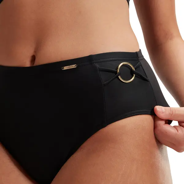 Image of Recycled Pool Bikini Bottoms with High Waist