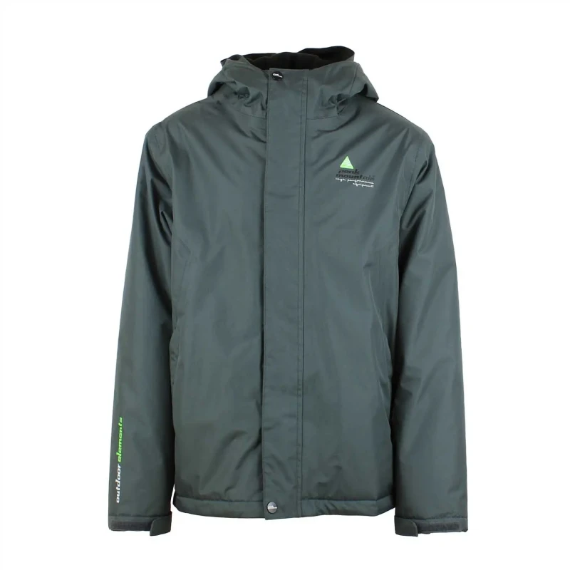 Image of Waterproof jacket Peak Mountain Cajik Gris Male 2XL