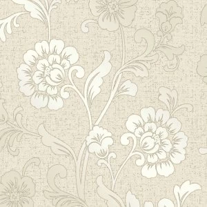 Image of Fine Decor Fine Decor Quartz Floral Wallpaper - Gold