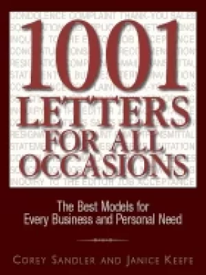 Image of 1001 letters for all occasions the best models for every business and perso