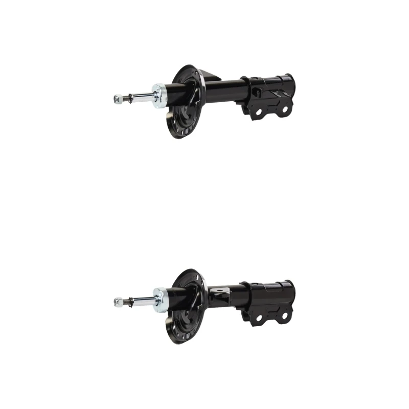 Image of RIDEX 854S21171 Shock absorber Front Axle Left, Gas Pressure, Twin-Tube, Suspension Strut, Bottom Clamp Shock Absorber (854)