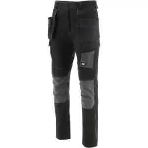 Image of CAT Workwear Mens Essentials Stretch Knee Pocket Trousers 30- Waist 30', Inside Leg 34'