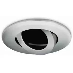 image of JCC Fireguard NG Mains Twist and Lock Tilt Bezel Only Brushed Nickel - JC010026-BN