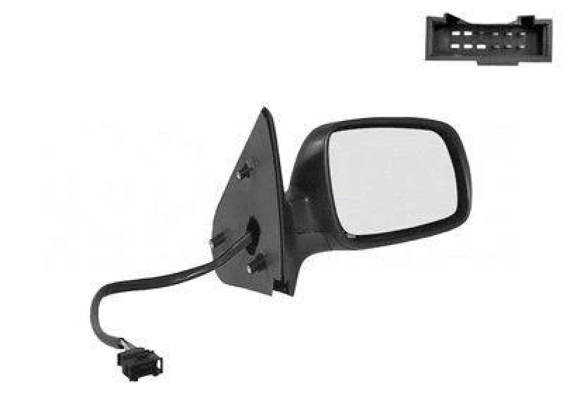 Image of VAN WEZEL 4914808 Wing mirror * HAGUS * Right, black, with temperature sensor Outside Mirror (50)