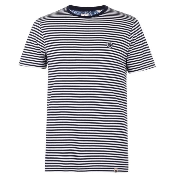 image of Pretty Green Stripe Tee - Multi