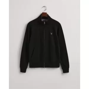 Image of Gant Gant Full Zip Cardigan - Black