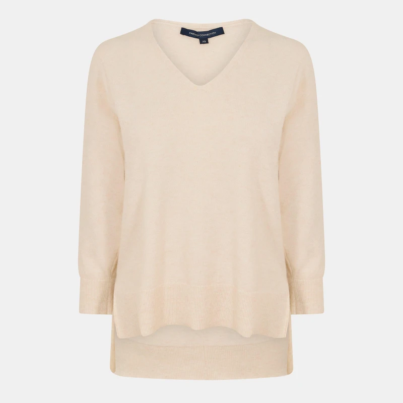 Image of French Connection Ebba Vhari Jumper - Cream Cream 8