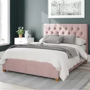 Image of Olivier Pure Pastel Cotton Ottoman Bed Pink