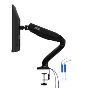 Image of AOC AS110DX monitor mount / stand 81.3cm (32") Black Desk