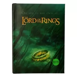Image of Lord of the Rings Notebook with Light One Ring To Rule Them All