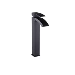 Image of Tall Black Mono Basin Mixer Tap