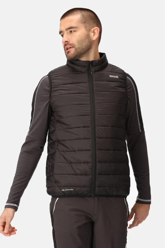 Image of Regatta Regatta Men 'Marizion' Padded Gilet in Jet Black Size: 2X-large Jet Black XXL Male 5063019256160