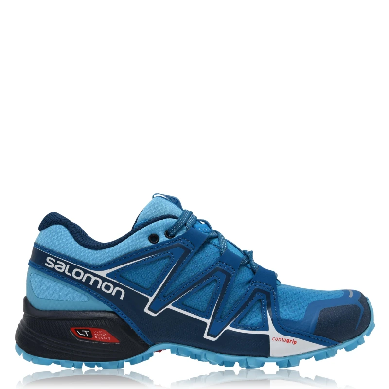 Image of Salomon Speedcross Vario 2 Ladies Trail Running Shoes - Blue Blue 4