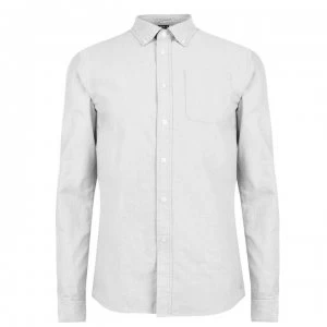 Image of Firetrap Basic Oxford Shirt - Grey