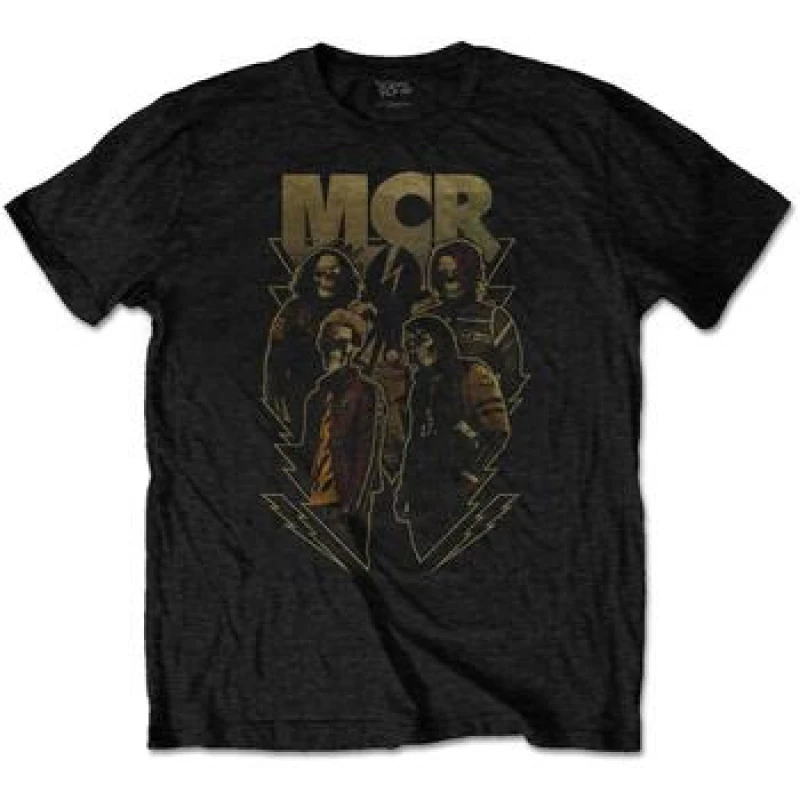 Image of My Chemical Romance My Chemical Romance Men Appetite For Danger T-Shirt in Black Size: Small Black S Male 5063300158005