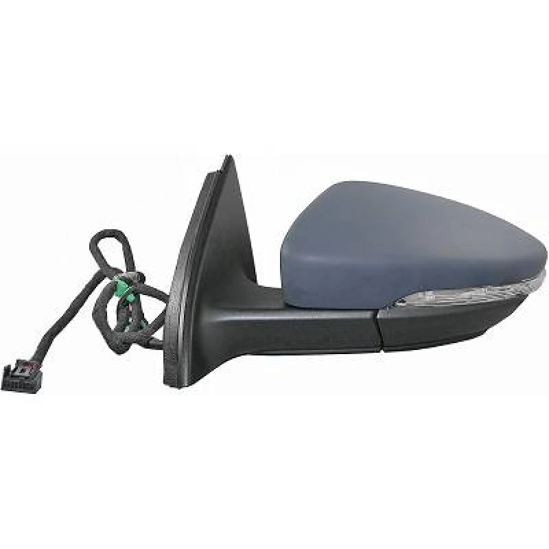 Image of DIEDERICHS 2248125 Wing mirror Left, Complete Mirror, primed Outside Mirror (50)