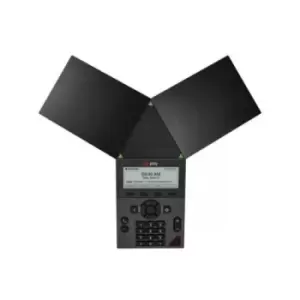 image of Poly Trio 8300 openSIP conference phone with built-in WiFi and Bluetooth. 802.3af Power over Ethernet. Includes 7.6m/25ft Ethernet cable and setup she