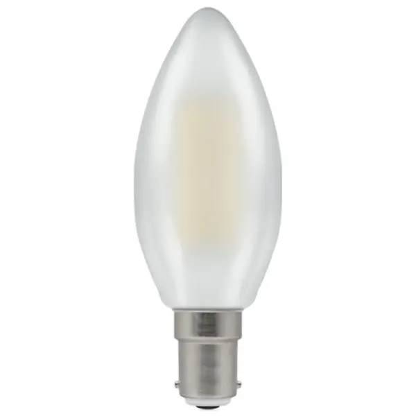 Image of Crompton LED Candle Filament Non-Dim Pearl 4.2W 4000K SBC-B15d