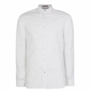 Image of Ted Baker Long Sleeve Shirt Mens - White