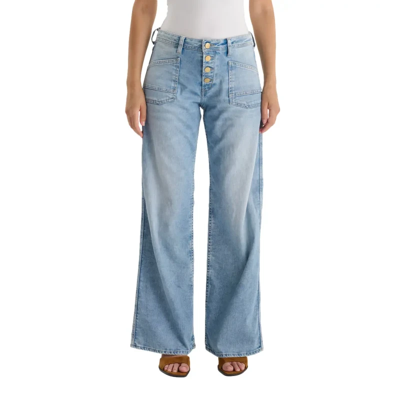 Image of Le Temps des cerises Skinny Jeans For Her Le Temps des cerises Lauryn Ota Bleu Female 34